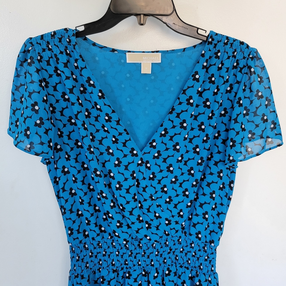 MICHAEL Michael Kors Floral Faux Wrap Dress - Picture 4 of 6